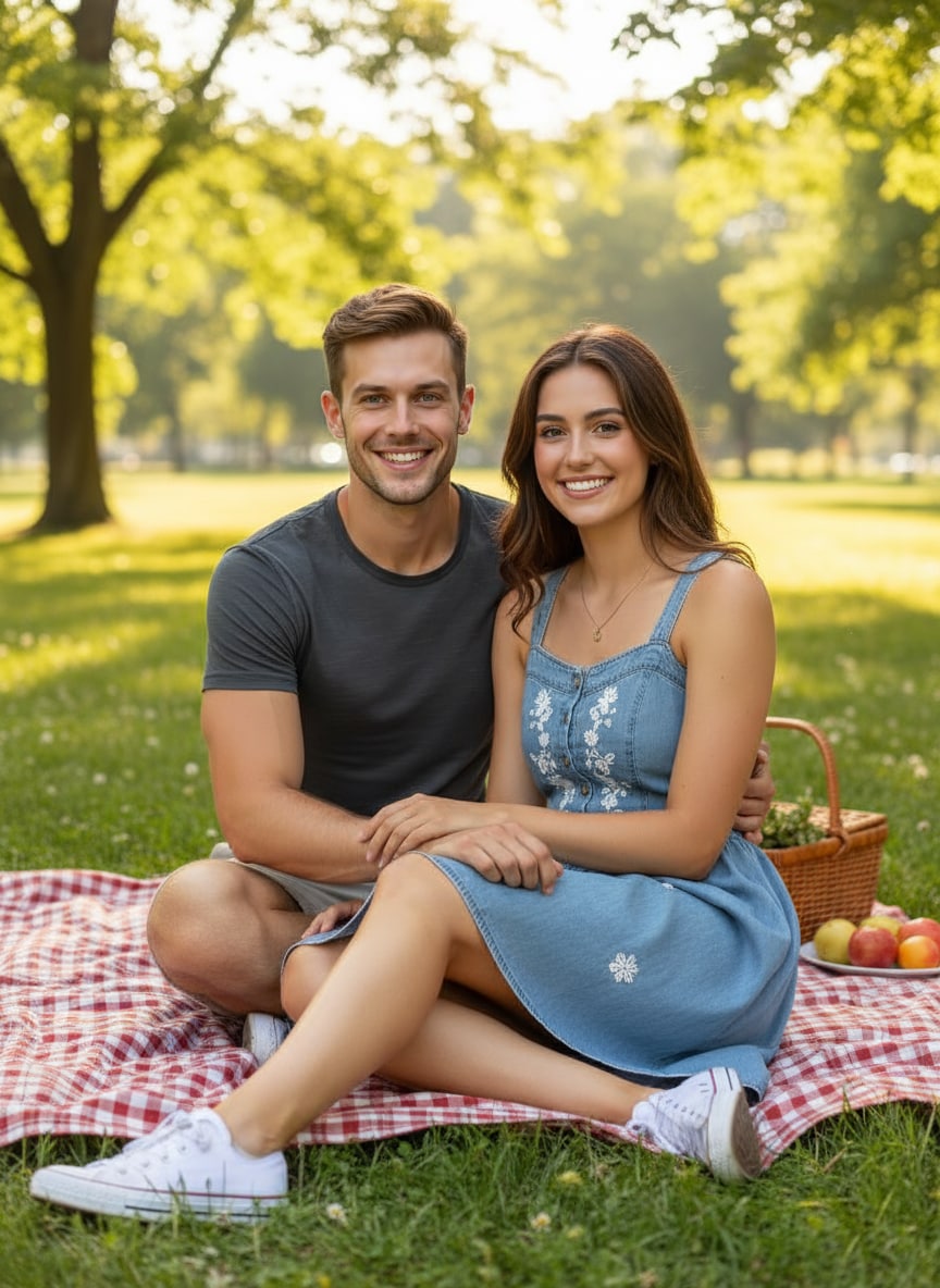 Outdoor Picnic AI Girlfriend