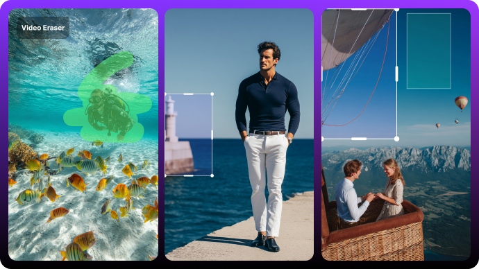 Remove objects from video with AI
