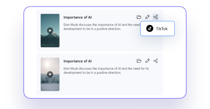 Export or share hightlight video clips 