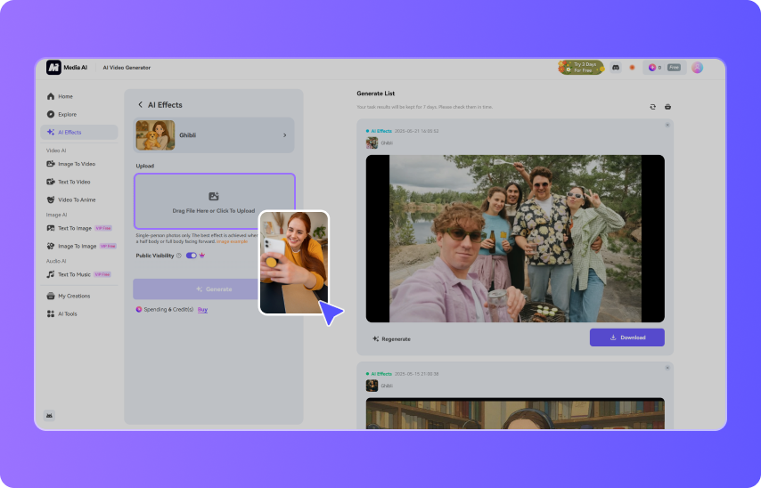 input ghibli style prompt