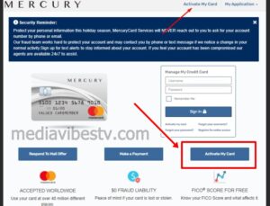 mercurycards.com/activate